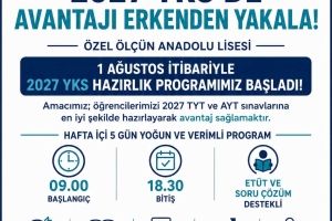 Özel Ölçün Anadolu Lisesi’nde 2027 YKS Hazırlığı İçin Güçlü Başlangıç