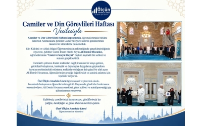 Camiler ve Din Görevlileri Haftası Vesilesiyle